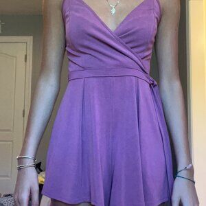 Purple Abercrombie and Fitch Romper
